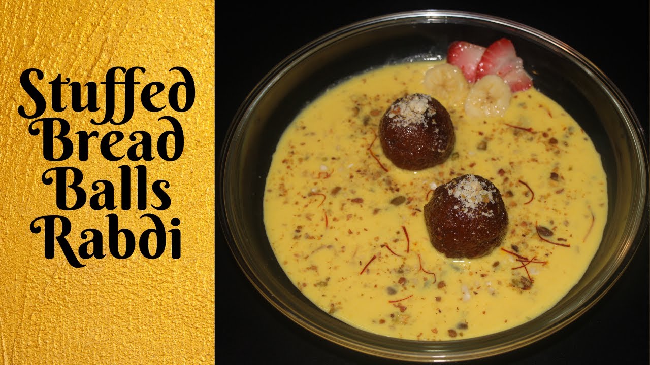 Stuffed Bread Balls Rabdi Recipe | Cook with Comali Kani's Recipe