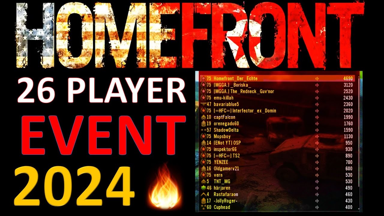 WTF?! 26 PLAYER in 2024 !!! 🔥💥👍 HOMEFRONT Multiplayer Event (16th) | Part 5 | 4K | On PC in 2024