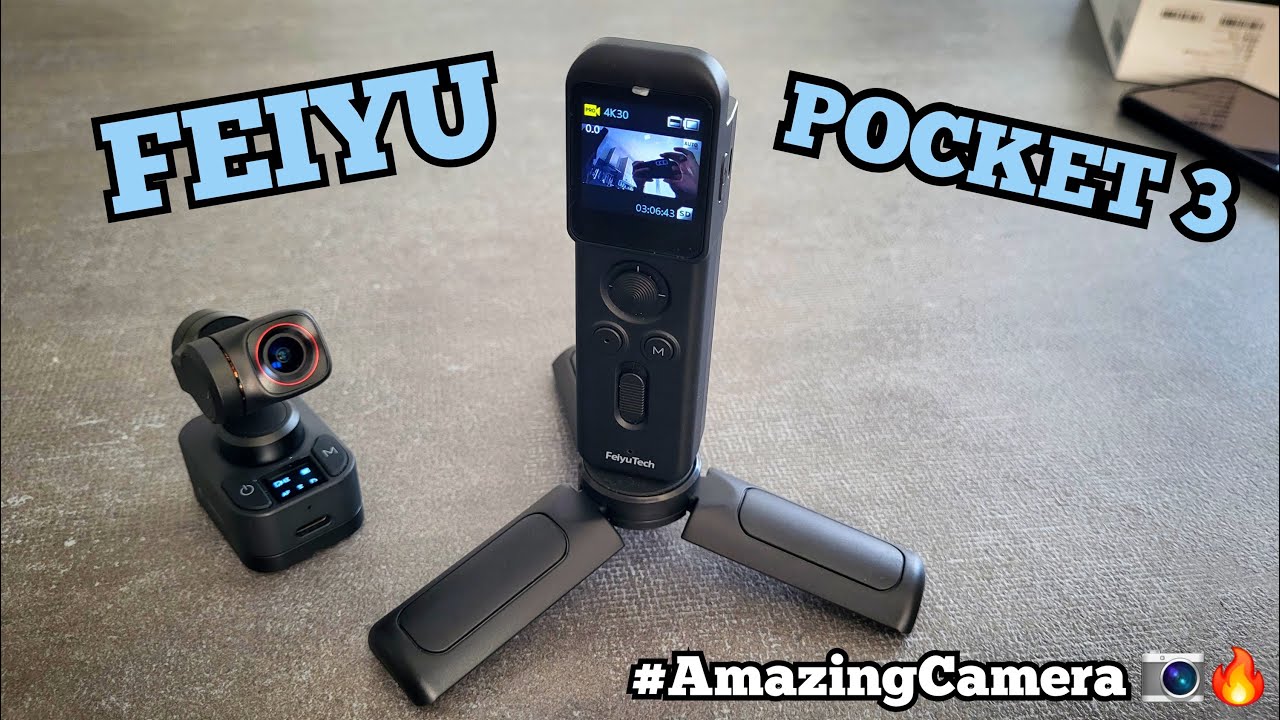 MINI VideoCamera per RIPRESE IMPOSSIBILI 📸 FEIYU POCKET 3 | Gimbal Action Cam by FEIYUTECH