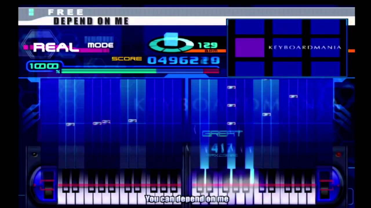 KeyboardMania II (PS2) - DEPEND ON ME (Double)