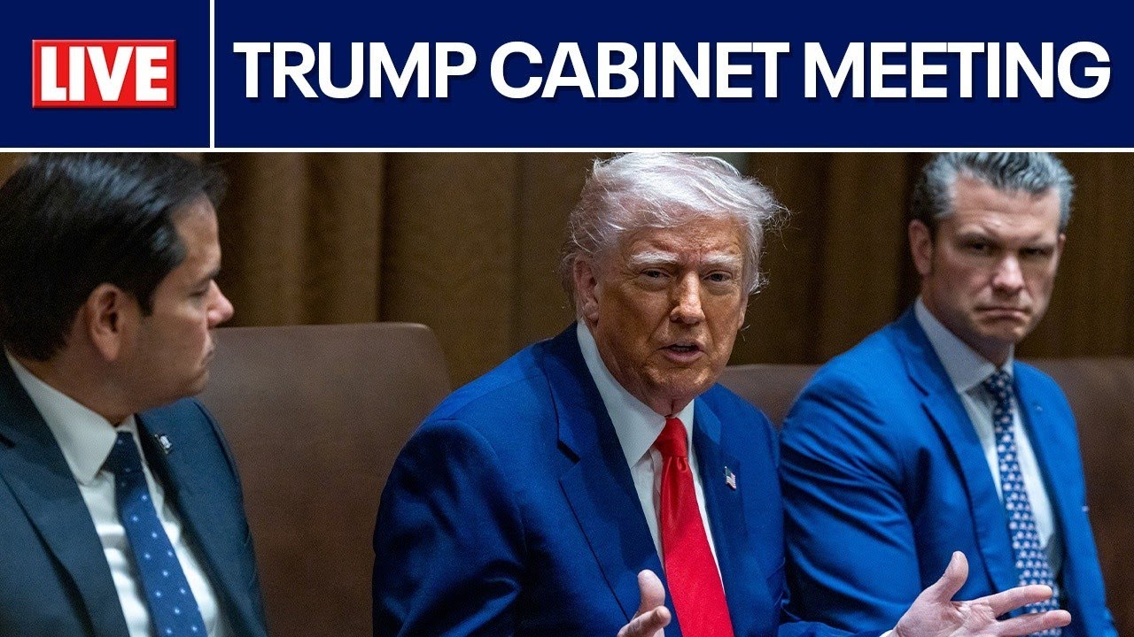 LIVE: Trump holds cabinet meeting