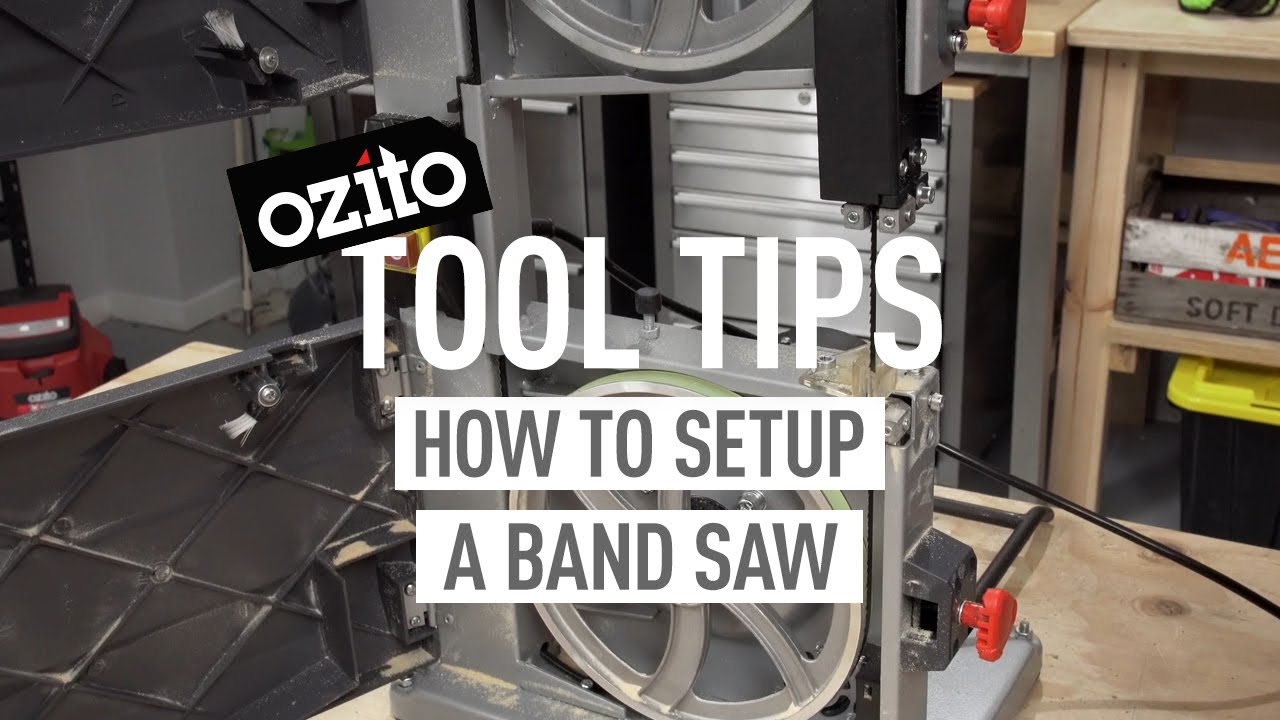 How to set up a Band Saw - Ozito Tool Tips [BSW-2581]