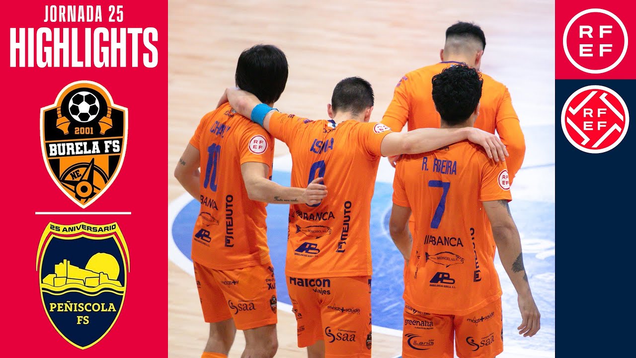 Resumen #PrimeraDivisiónFS CD Burela FS 5-2 Servigroup Peñíscola | Jornada 25