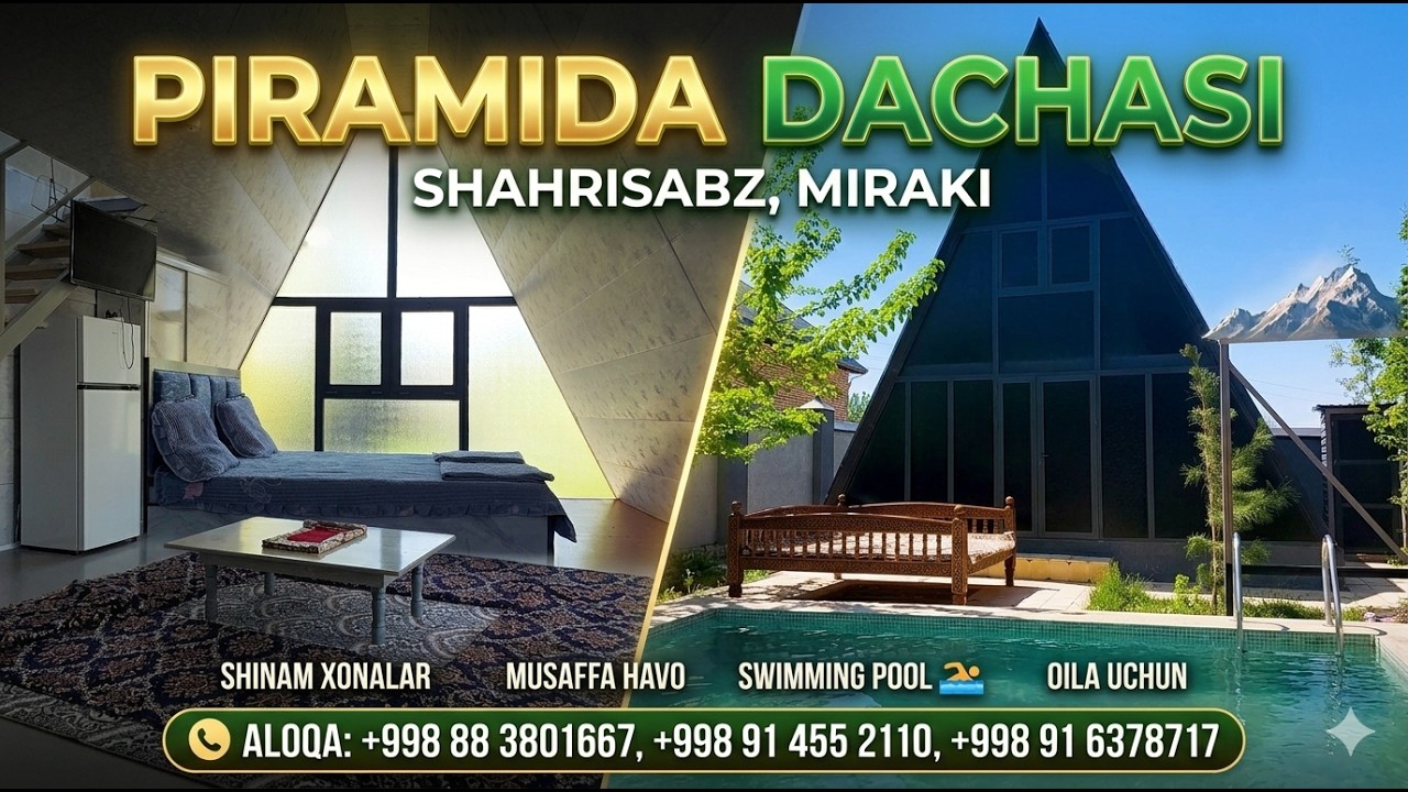 SHAXRISABZNING ENG ZO'R DACHASI! 🔥 MIRAKI 