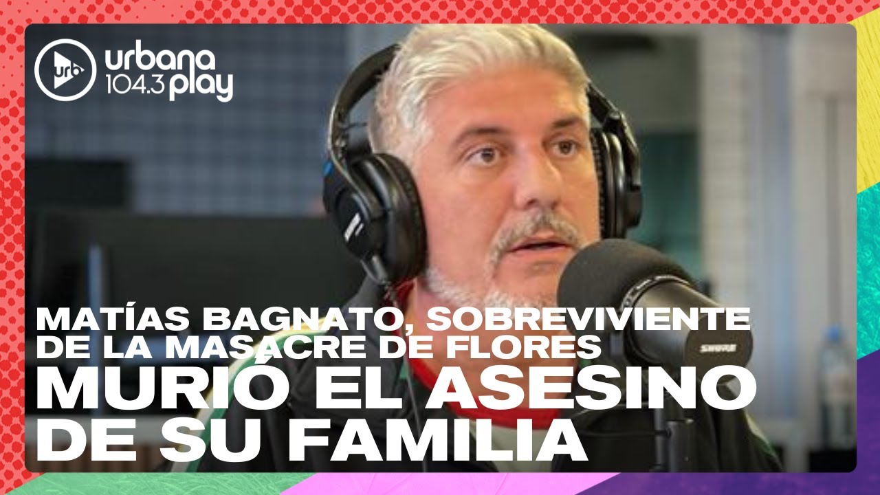 Matías Bagnato, único sobreviviente de la masacre de Flores, anuncia la serie de su vida #Perros2023