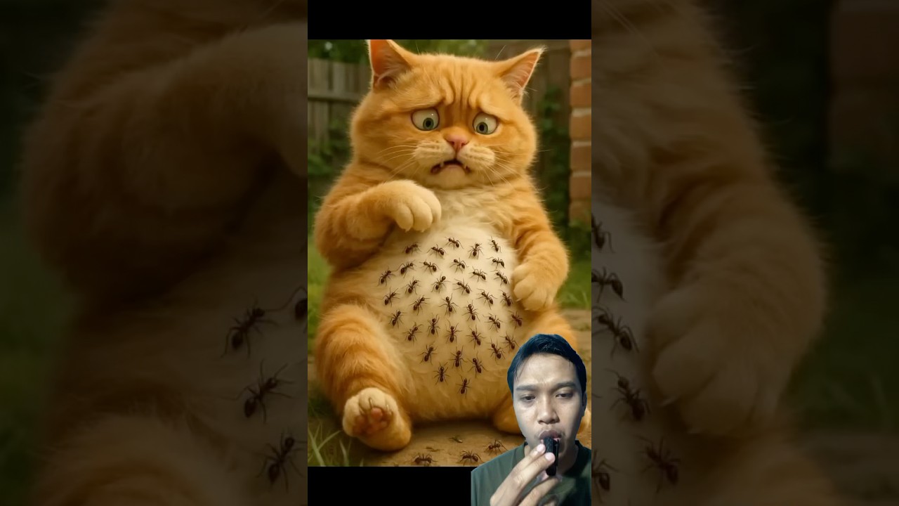 Selamatkan Kucing Dari Semut‼️ 