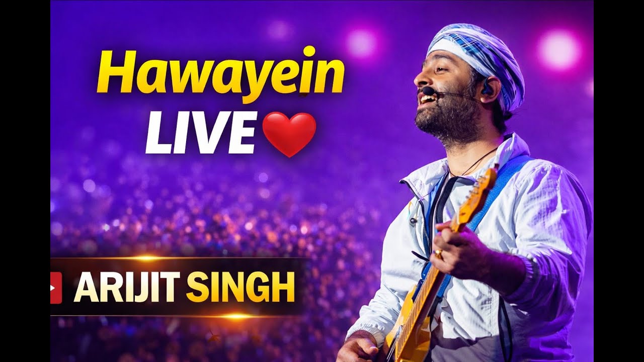 Arijit Singh Singing Hawayein LIVE 😍 | Pure Romance & Emotion