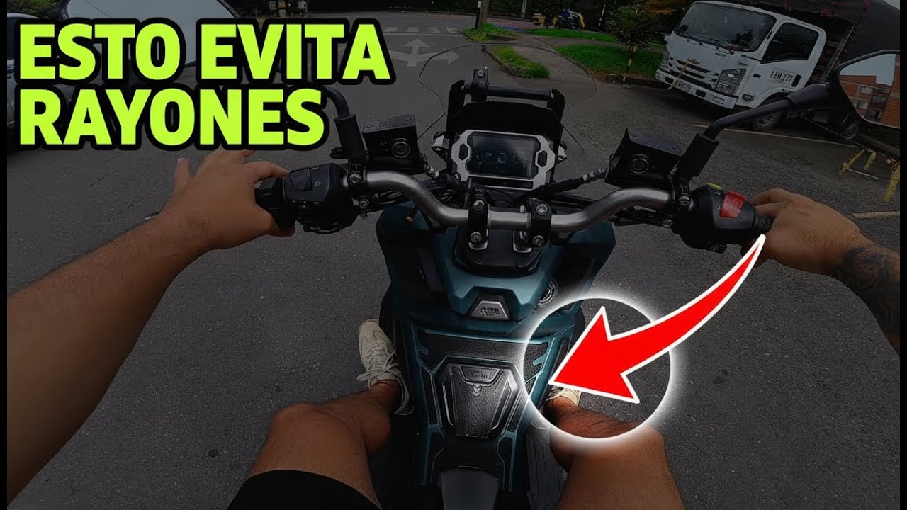 La SYM ADX TG se raya mucho en esta zona