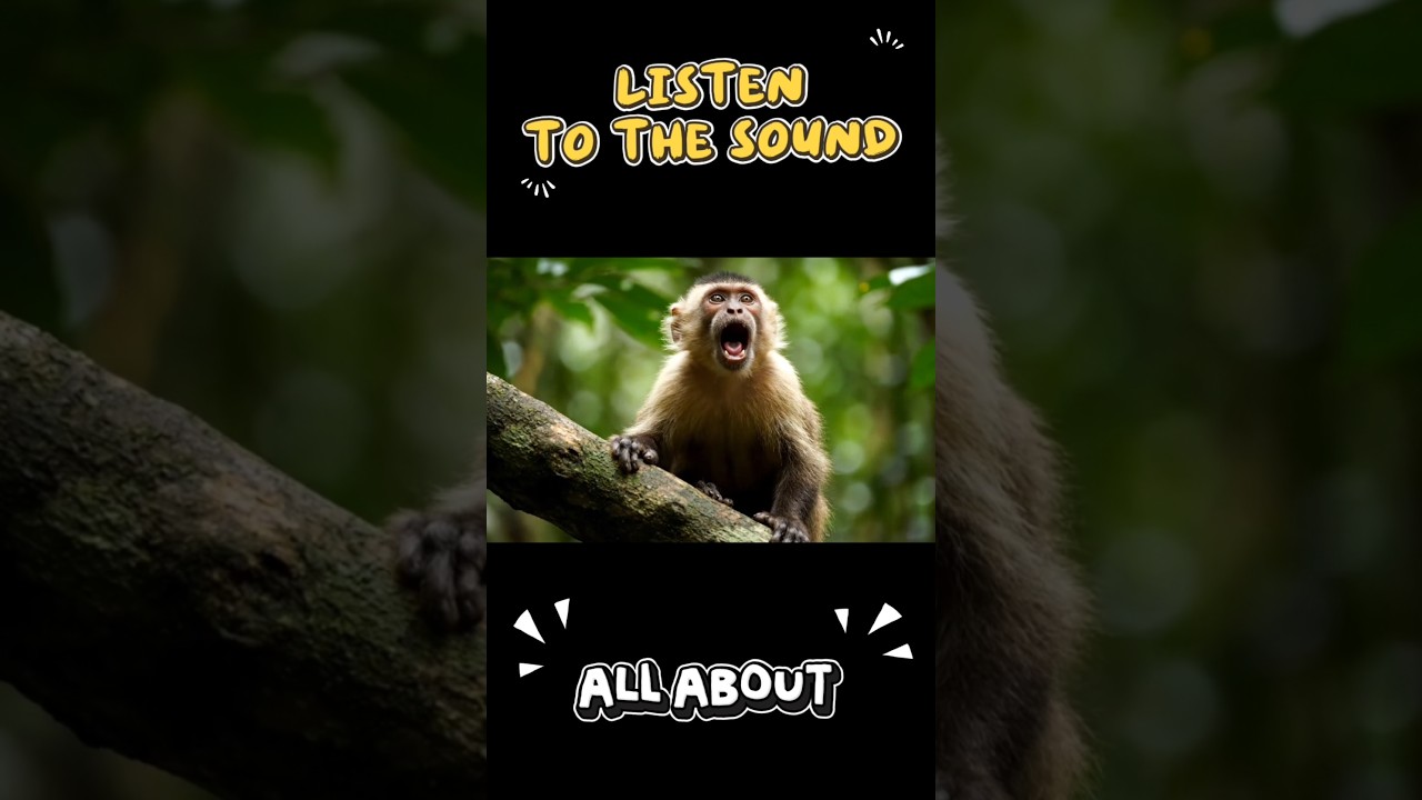 Listen to the sound (Monkey) #didyouknow #animals #nature #wildlife #shortvideo #monkey #faktaunik