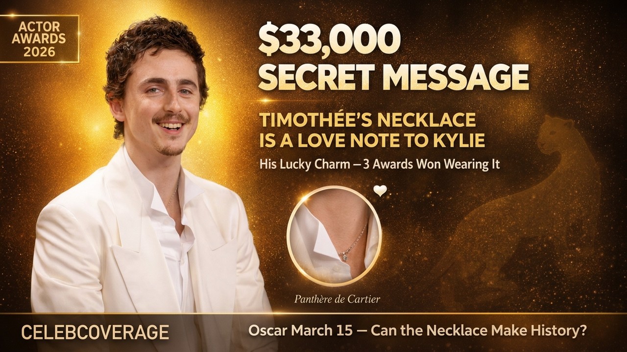 Timothée Chalamet's $33,000 Necklace at Actor Awards Is a Secret Love Note to Kylie Jenner!