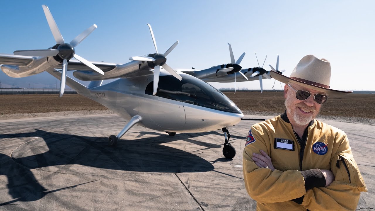 Adam Savage Learns About an Electric Flying Vehicle!