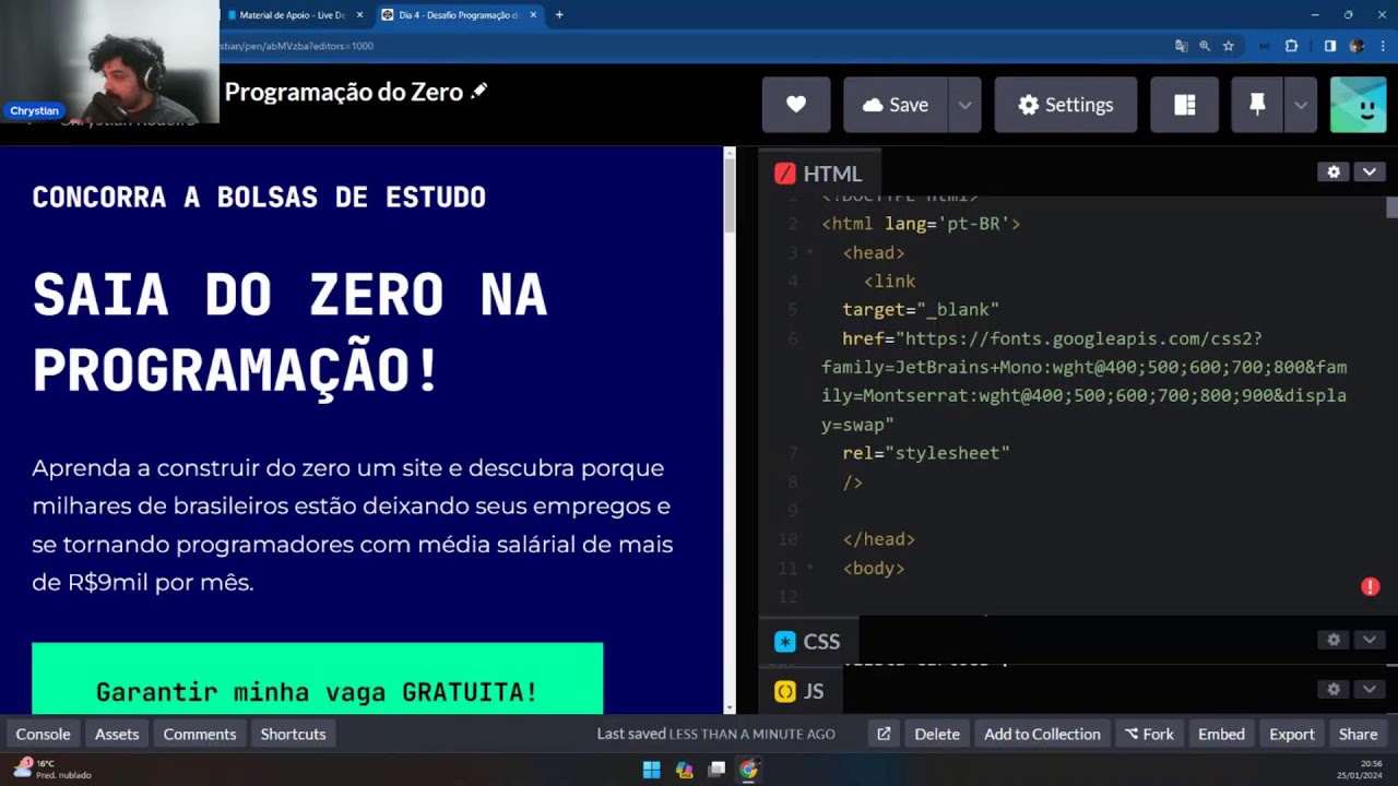 Desafio Programação do Zero #4 - Responsividade