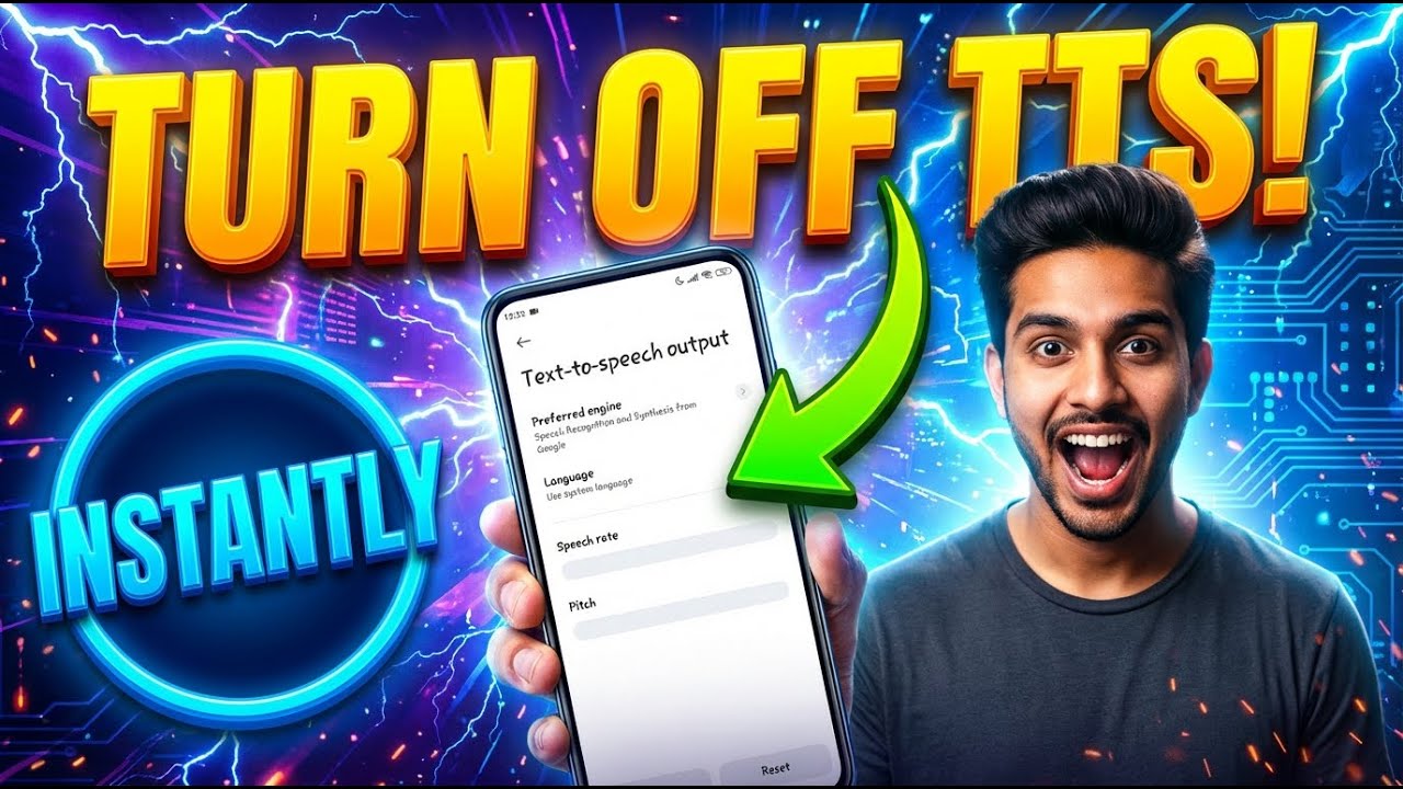 How to Turn Off Text to Speech on Android | Stop Screen Reader