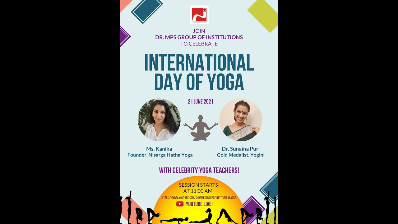 DR. MPS GROUP OF INSTITUTIONS CELEBRATES INTERNATIONAL YOGA DAY  ON 21-JUN-21