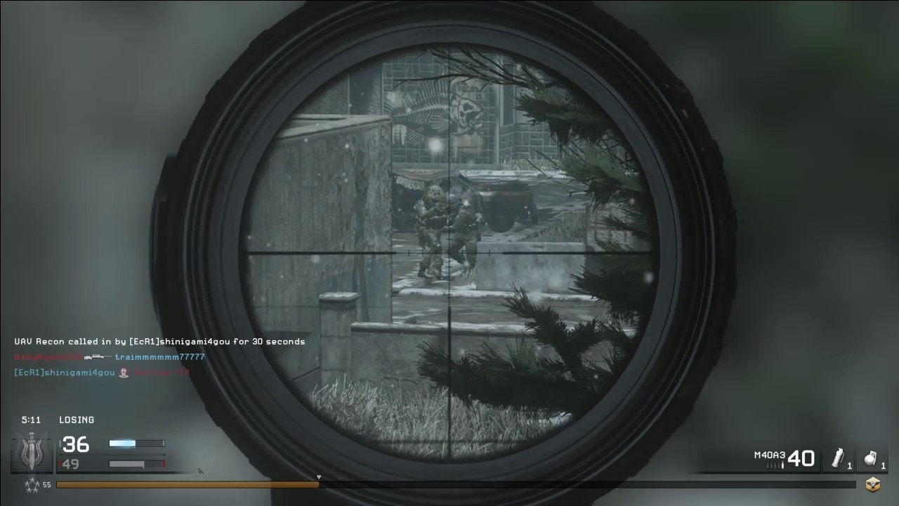 Modern Warfare Remastered- M40 Gameplay