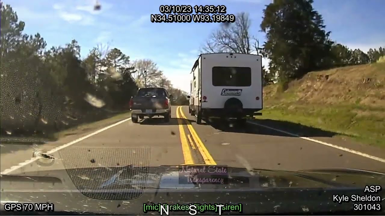 Pursuit PIT Wanted Felon Hot Springs US-270 Royal Arkansas State Police, Traffic Series Ep. 159
