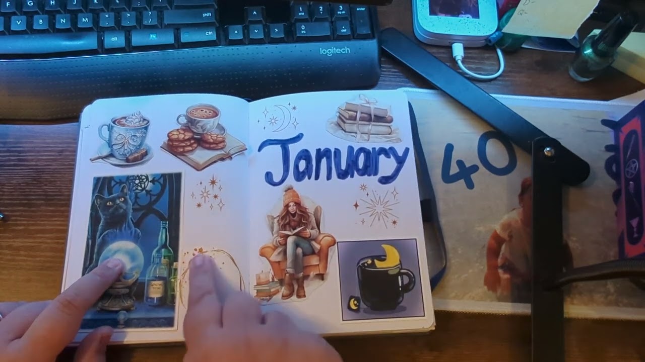 2025 Reading Journal Setup Flip Through