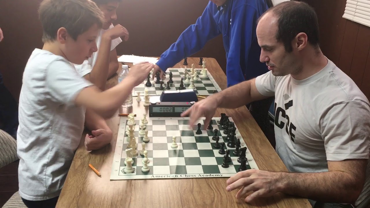 IM Greg Shahade vs 12 year old master.