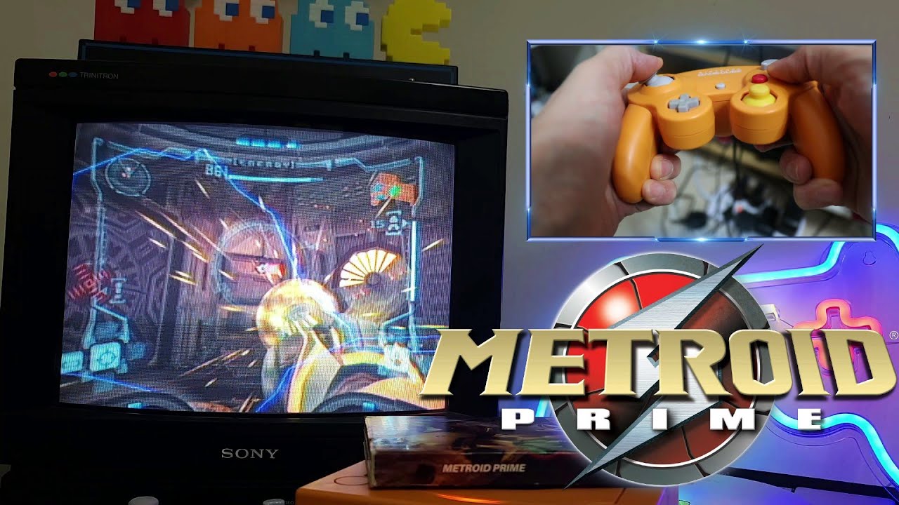 Metroid Prime Gameplay on an original Gamecube with a Trinitron CRT TV