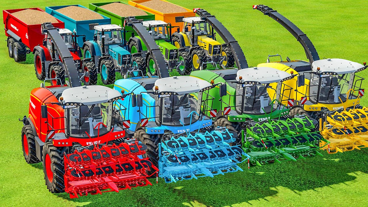 СОБИРАЙТЕ ТОПОЛЬ С FENDT KATANA OF COLORS ! Farming Simulator 22