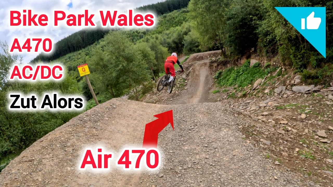 A Great day at Bike park wales on the e-bike. A470, Air470!!! AC/DC and of course Zut Alors 😁👍