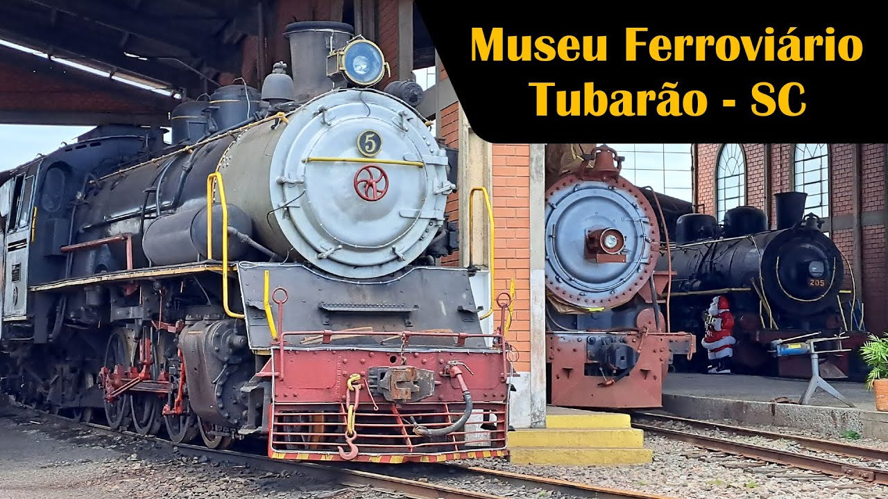 Visitando o Museu Ferroviário de Tubarão!