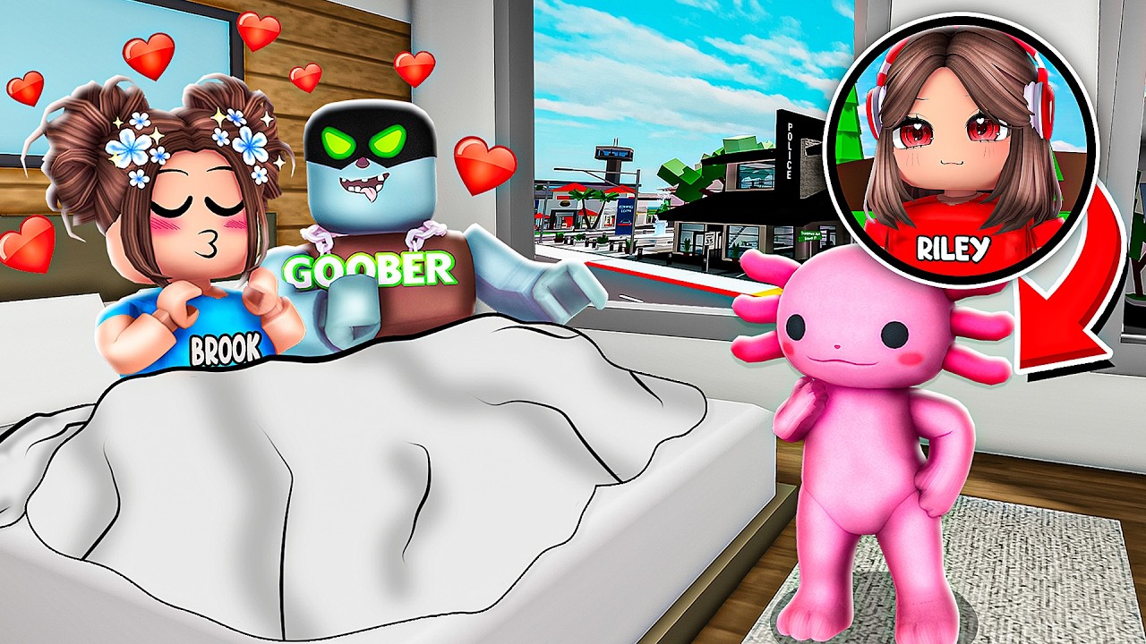 Spying On My SISTER AS A AXOLOTL In Roblox!