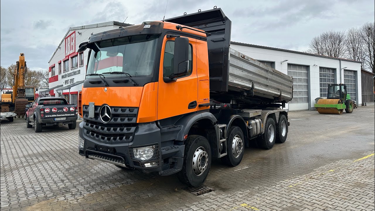 Mercedes-Benz 4145 Arocs 2-Seiten-Gesteinskipper Gsodam