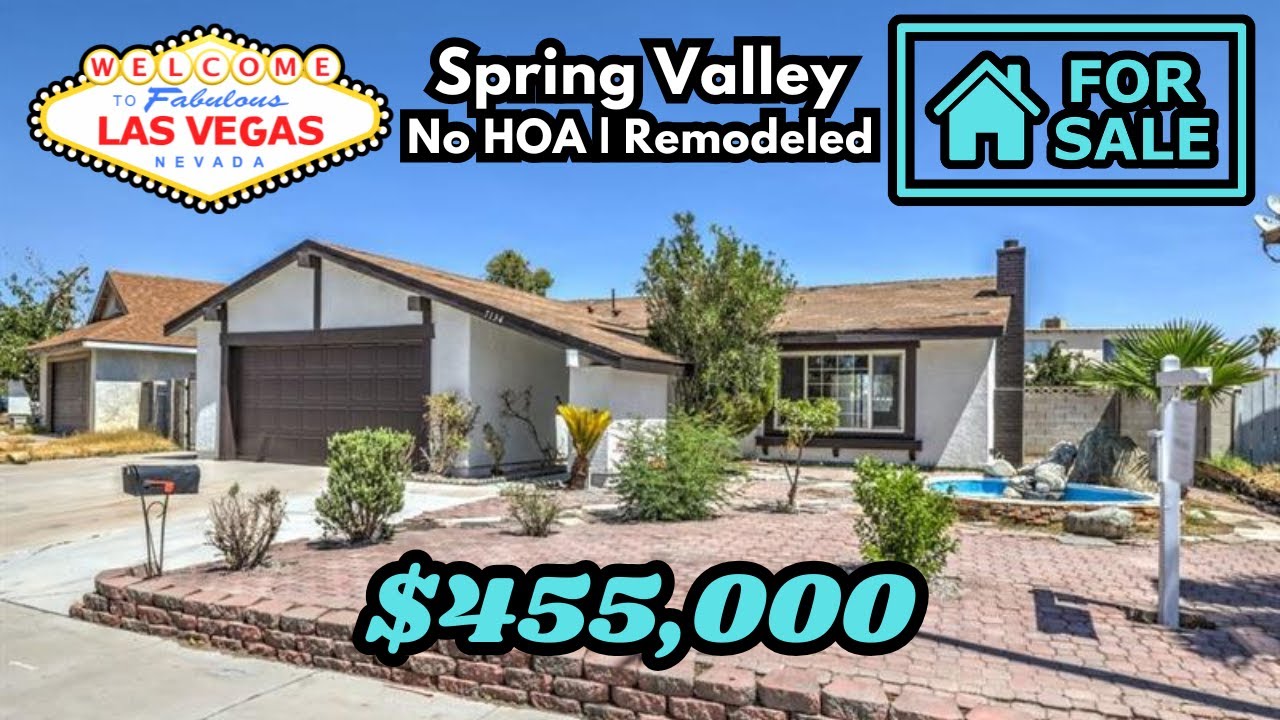 Affordable Spring Valley Home for Sale in Las Vegas | Single Story House | No HOA | Remodeled
