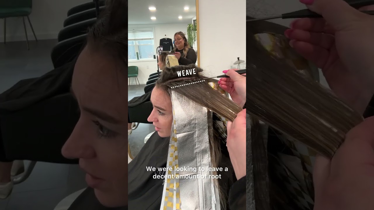 Foilayage placement sides edition #haireducation #hairtutorial #balayage #haircolor #hair