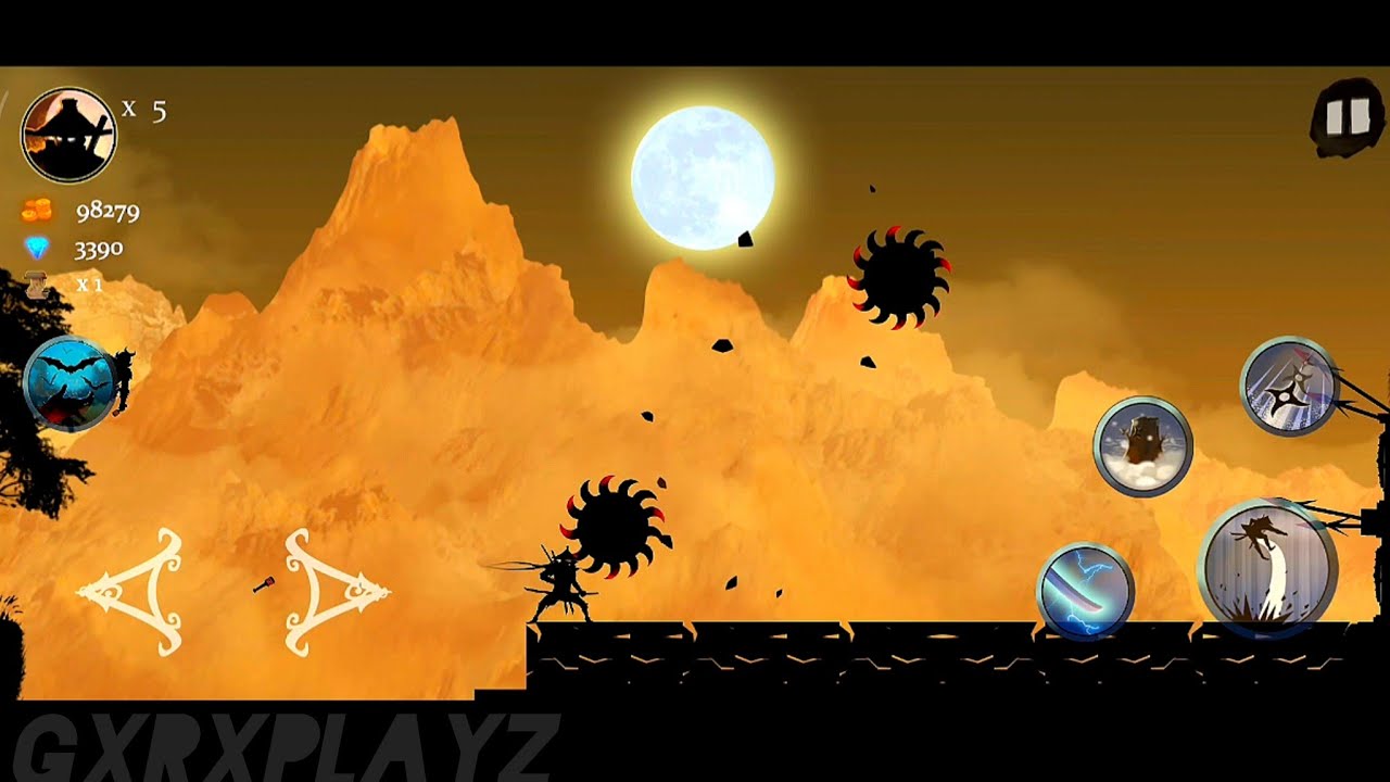 Ninja Arashi chapter 3 level 9 gameplay 