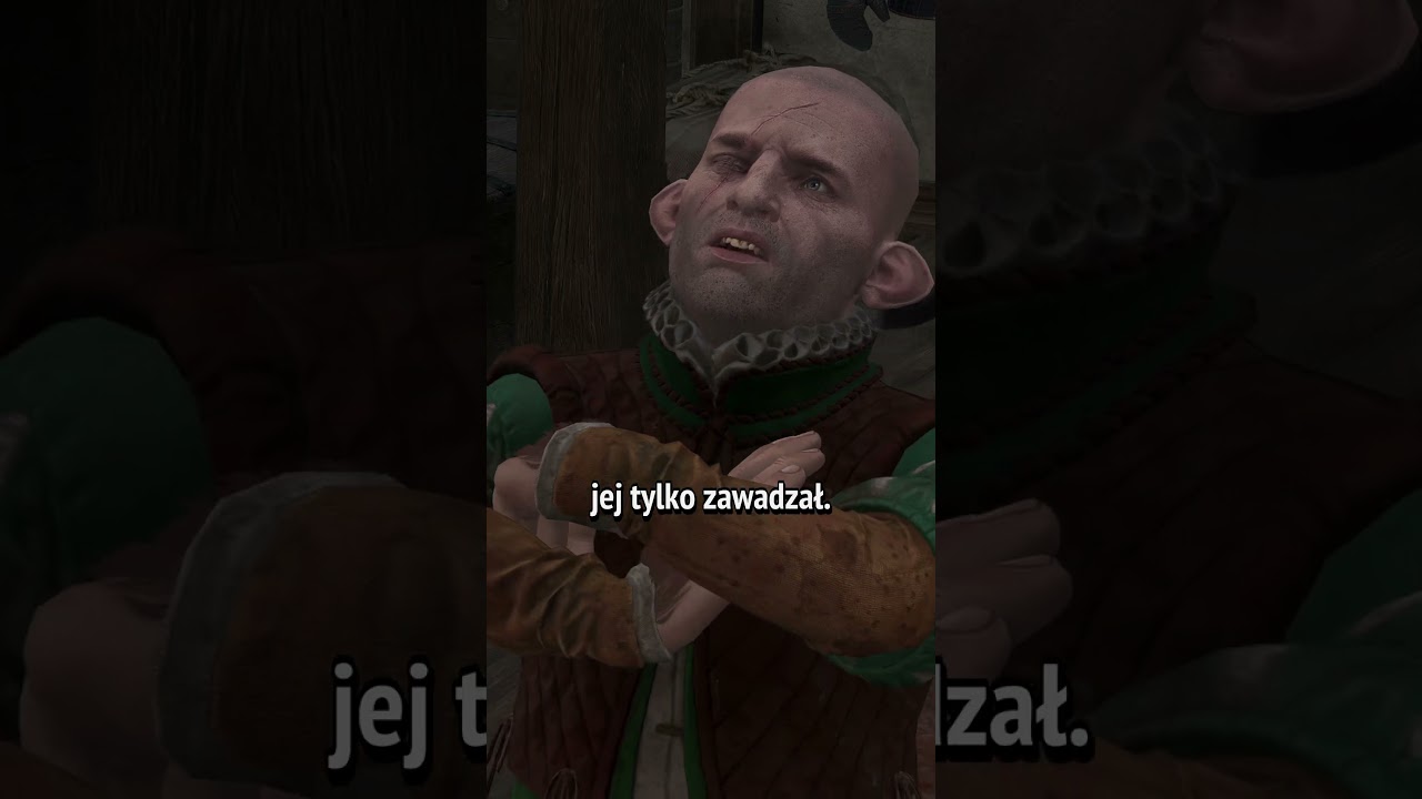 Dudu zmienia się w Ciri. ☆ Wiedźmin 3