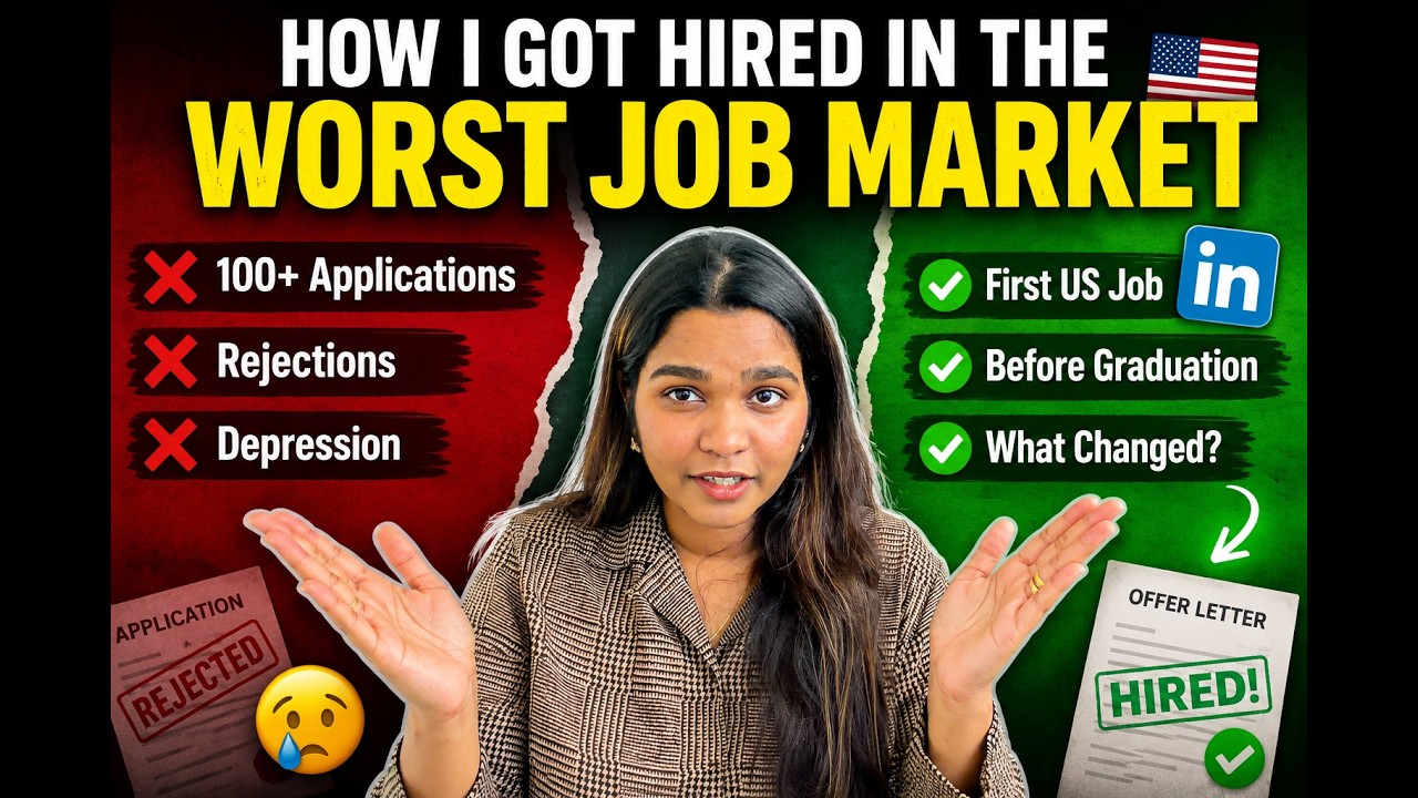 How I got my first job in the USA|| Job Before Graduation || First job as an international student
