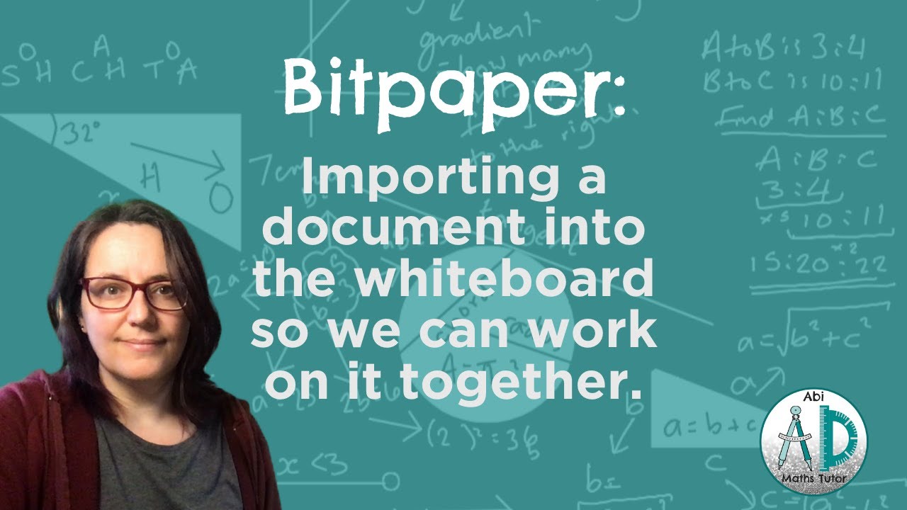 Bitpaper: how to upload a pdf into the whiteboard