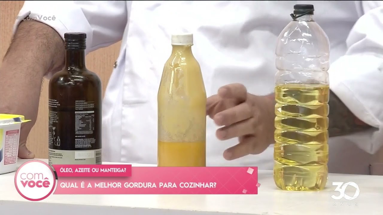 Óleo, azeite ou manteiga: qual é a melhor gordura para cozinhar? - Com Você