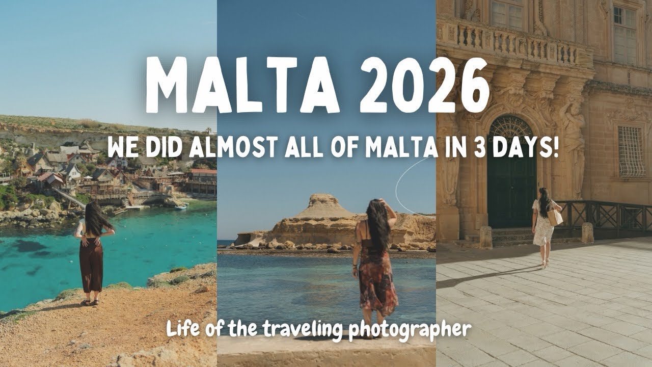 Malta in 3 Days! 2026 Travel Vlog