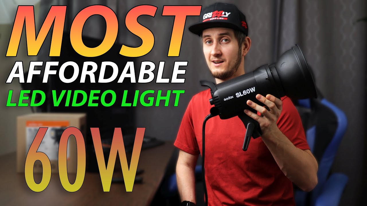 IMPROVE your YOUTUBE VIDEOS with Powerful 60W LED Light | Godox SL60W