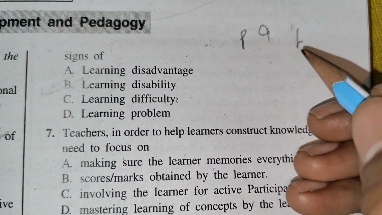 CHILD DEVELOPMENT AND PEDAGOGY|| DAY-7 || CTET PREPARATION VIDEO || MUST WATCH 