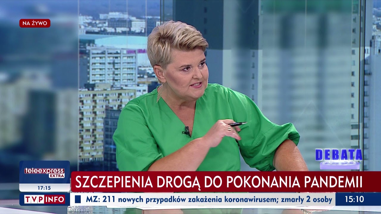 Debata TVP Info - eksperci o znaczeniu szczepień w walce z pandemią