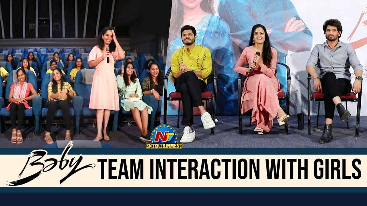 Baby Movie Team Interaction with Girls | Vaishnavi Chaitanya,Anand Deverakonda | Ntv ENT