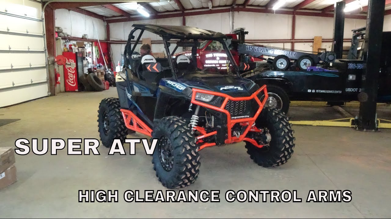 Установка подъемных рычагов и рычагов управления суперквадроциклом на Polaris RZR 900