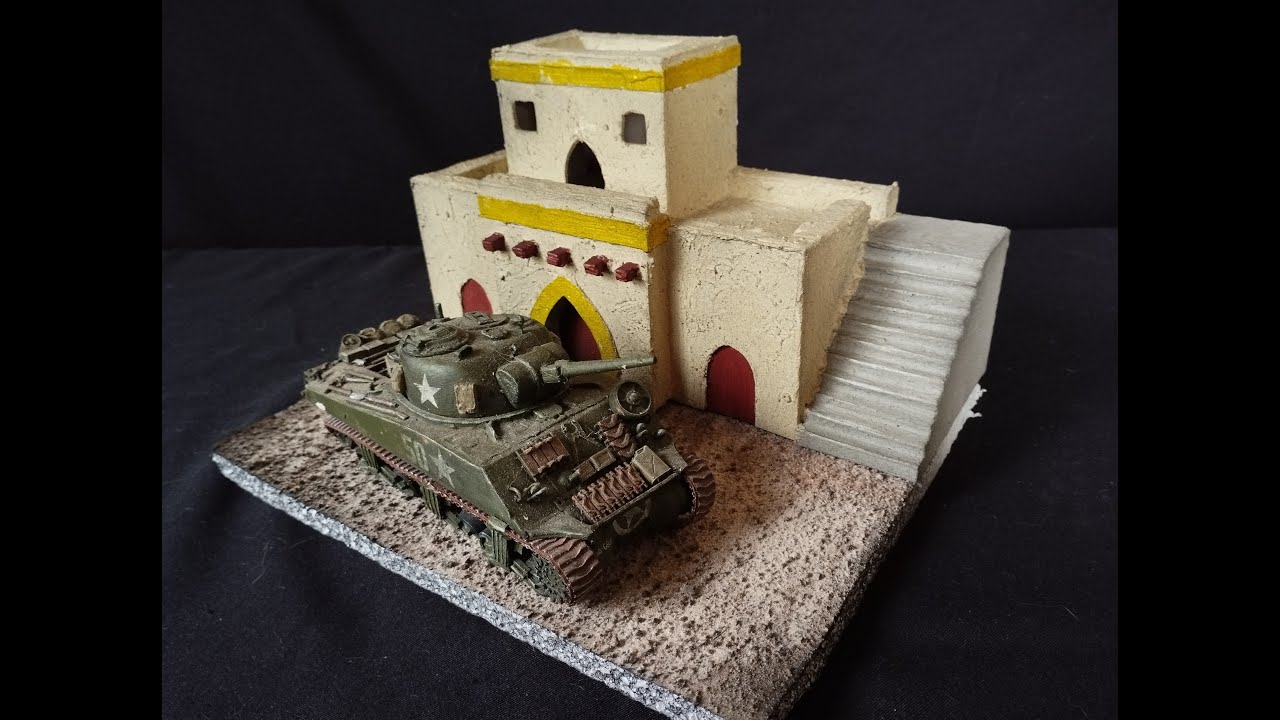 Диорама «Дом на Ближнем Востоке». Как сделать. Масштаб 1/35.