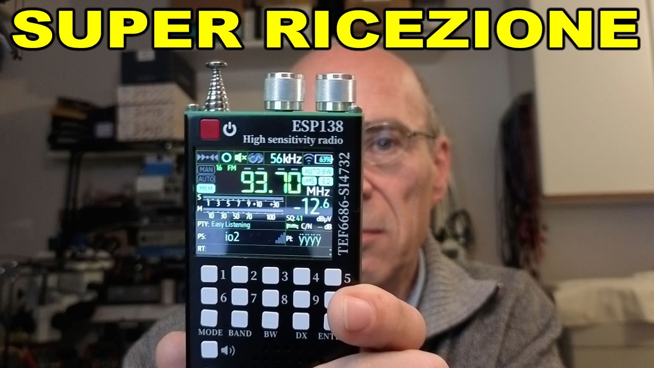 Ricevitore Scanner All-Band + Test Antenna 8dBi per Meshtastic 🚀
