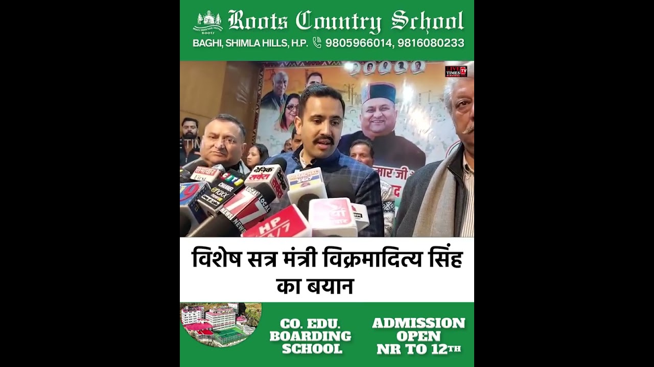 विशेष सत्र मंत्री विक्रमादित्य सिंह का बयान