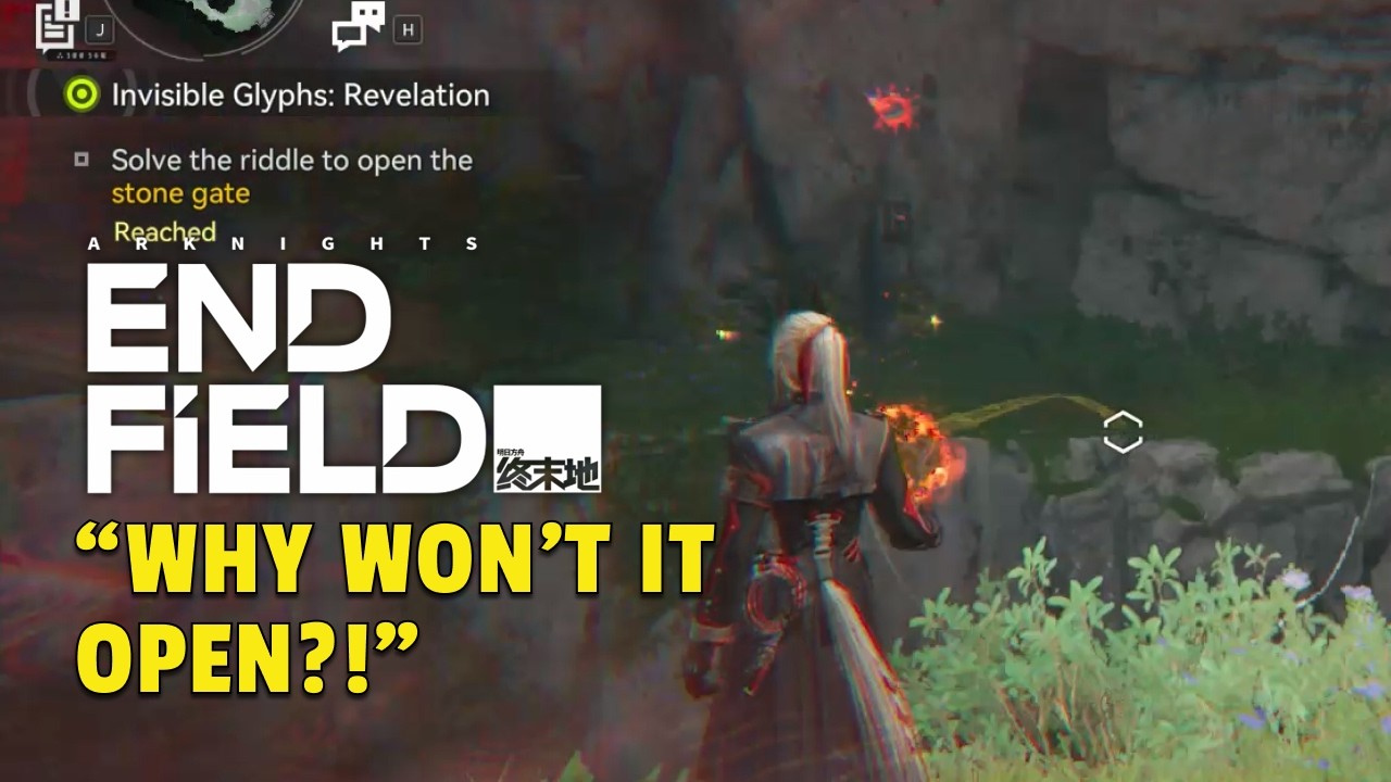 STONE GATE WON&rsquo;T OPEN?! INVISIBLE GLYPHS PUZZLE GUIDE &ndash; ENDFIELD #arknights #tutorial
