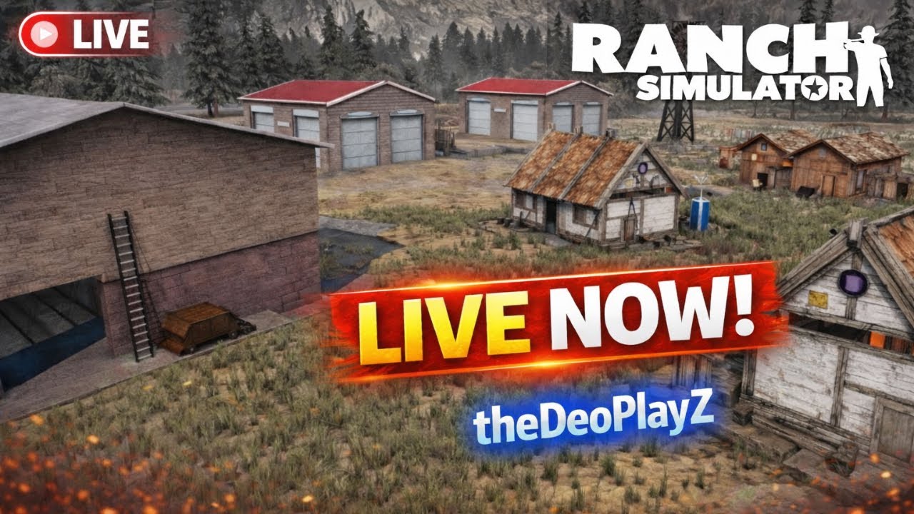 🔴Short LIVE Ranch Simulator | Building Our Dream Ranch!