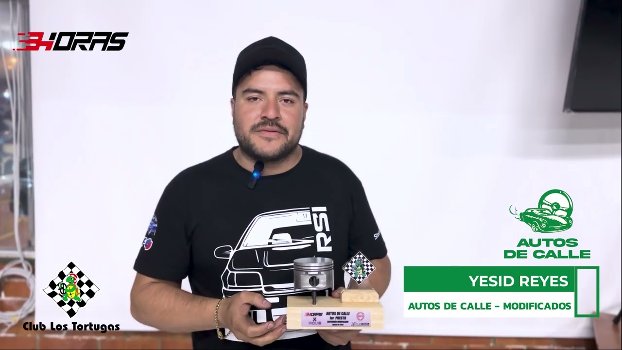 ¡Yesid Reyes Ganador de la 3ª Válida del Reto Tortugas en la categoría Autos de Calle Modificados!