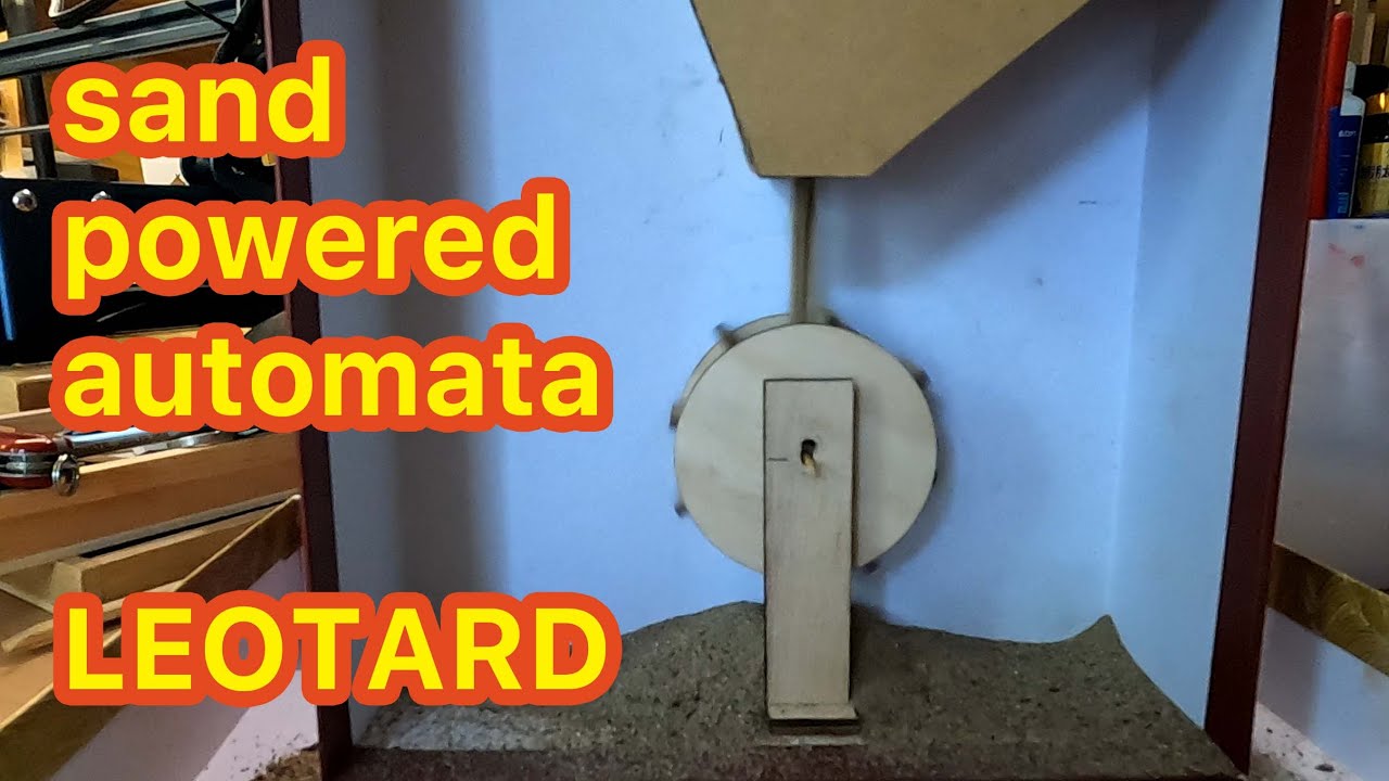 sand powered automata, Leotard.