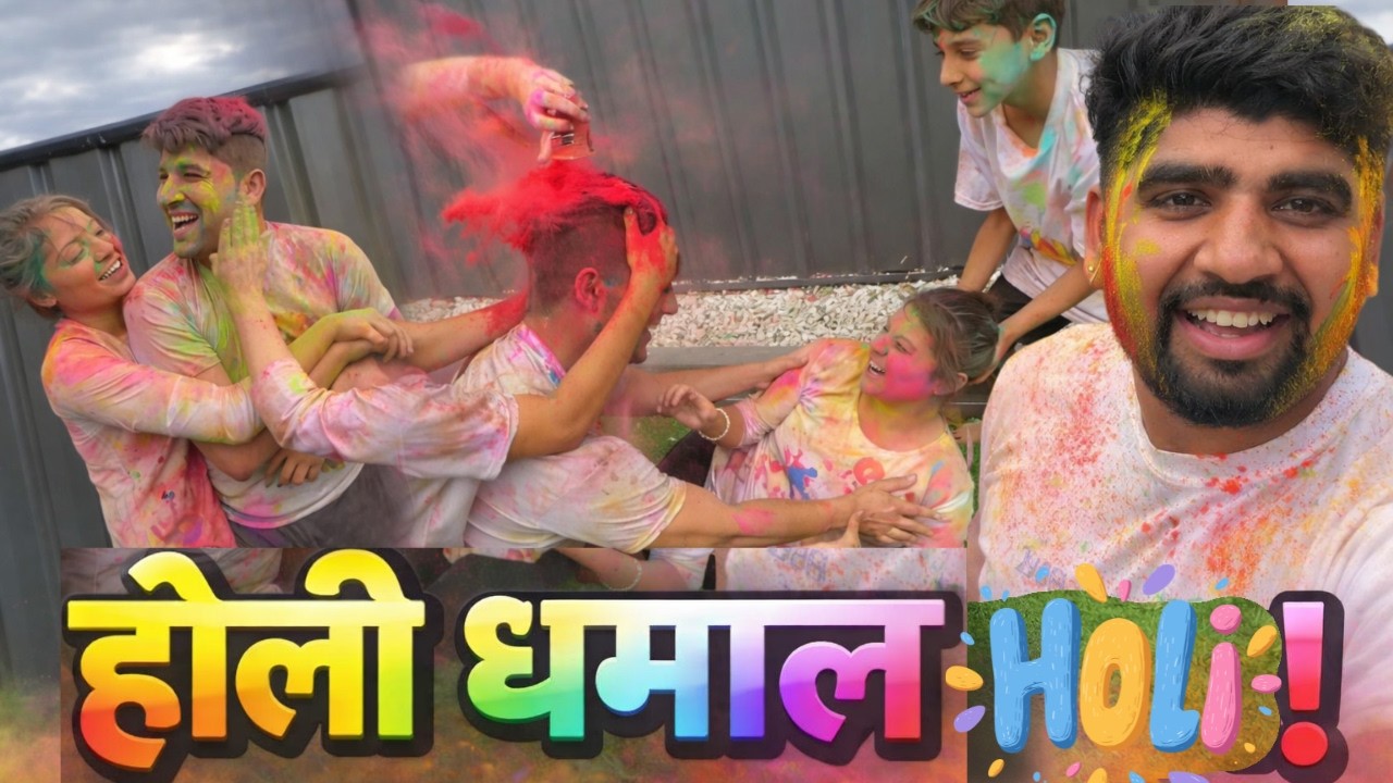 HOLI PE BNA DIYA SABKA BHOOT | HOLI PARTY !!