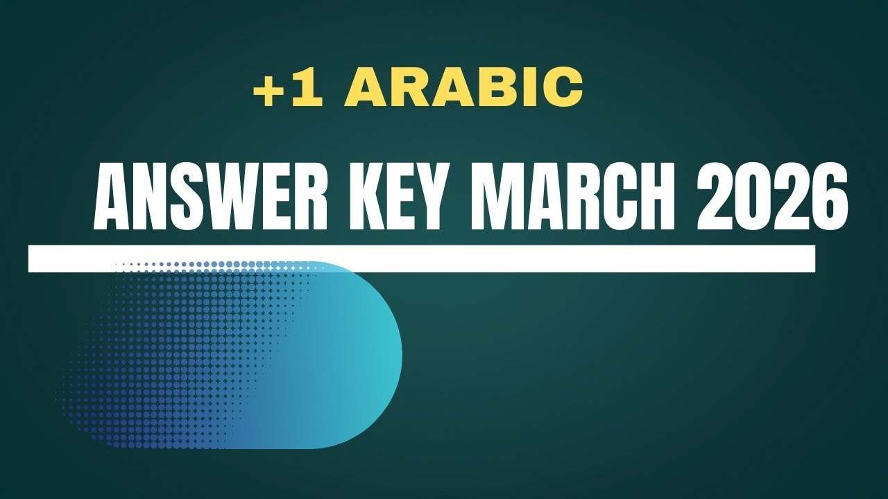 PLUS ONE ARABIC ANSWER KEY |MARCH 2026|KM Kottakkal 